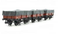 ACC3082 Accurascale 13 Ton Clay Wagon Triple Pack - Flat Hood